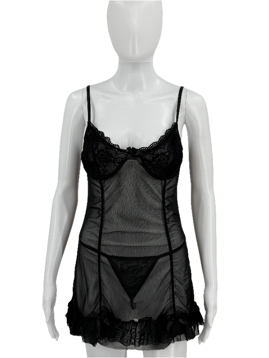 Lace & Mesh Chemise