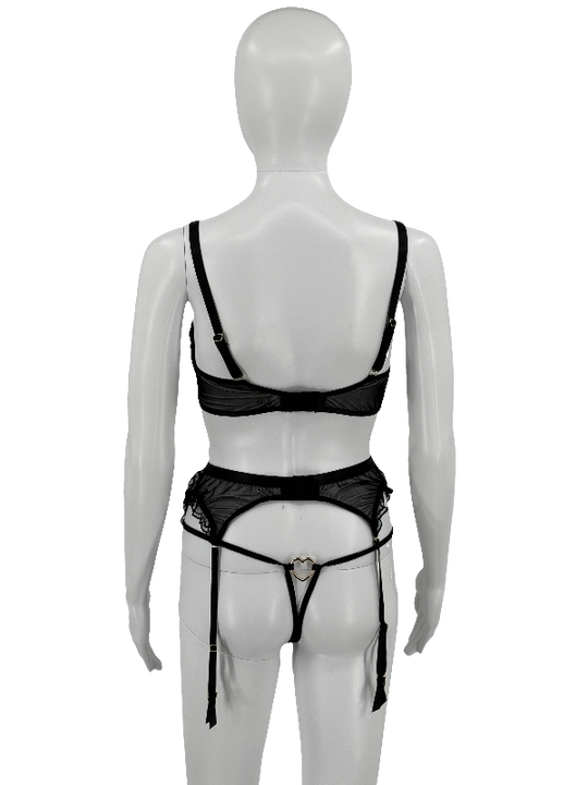 Heart Lace Lingerie Set