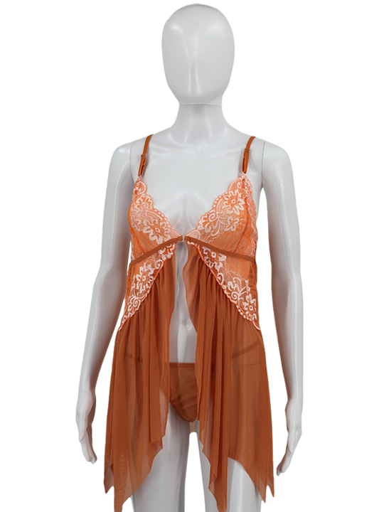 Scalloped Lace Babydoll