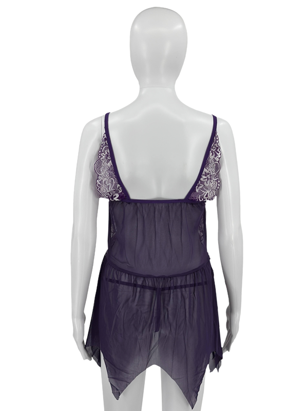 Scalloped Lace Babydoll