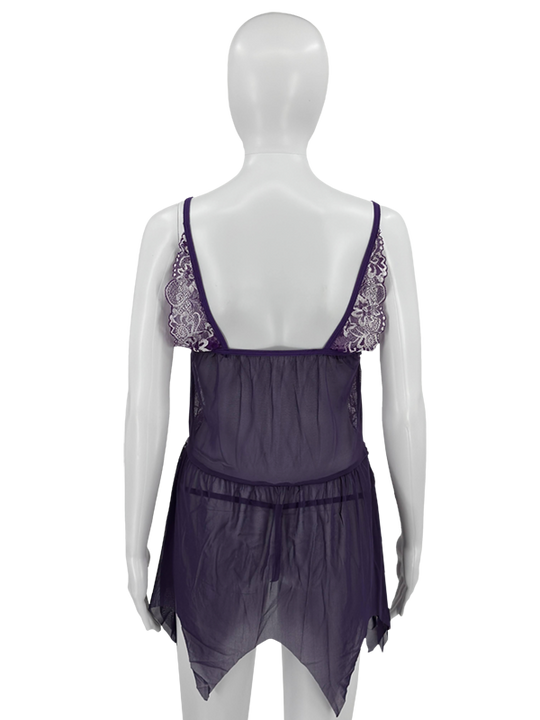 Scalloped Lace Babydoll