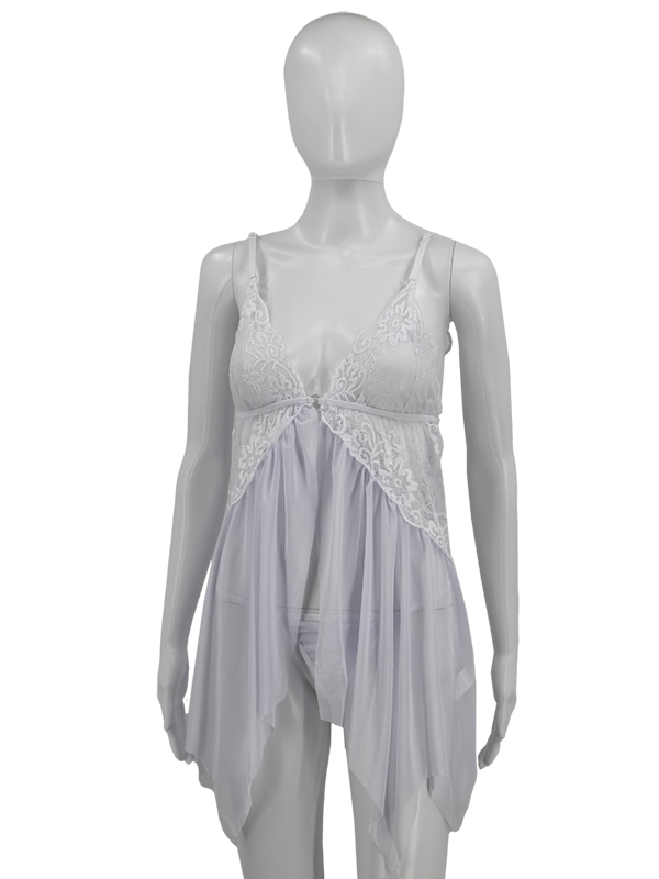 Scalloped Lace Babydoll