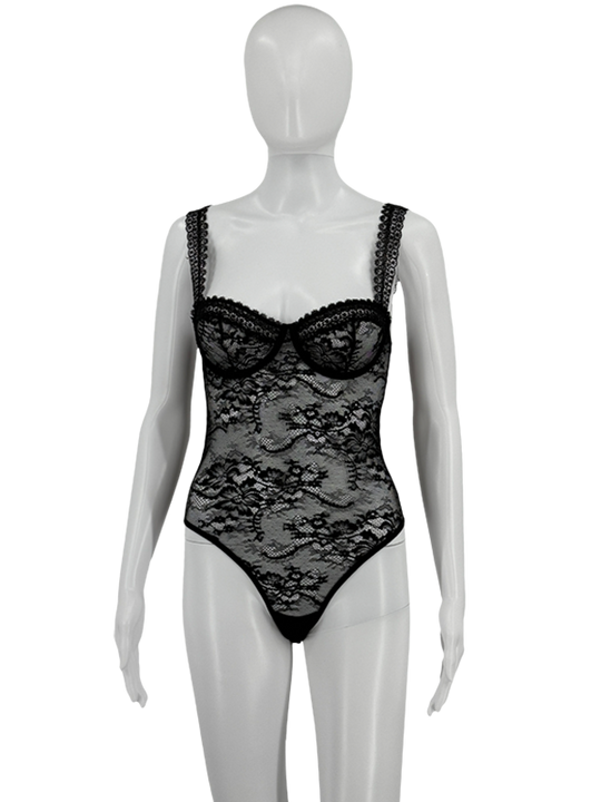 Floral Lace Teddy