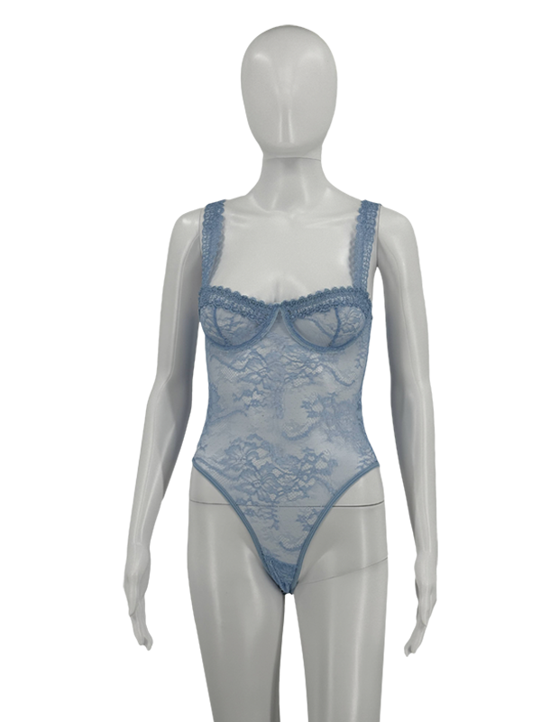 Floral Lace Teddy