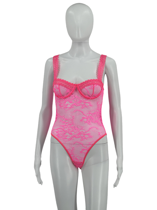 Floral Lace Teddy