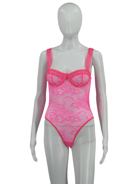 Floral Lace Teddy