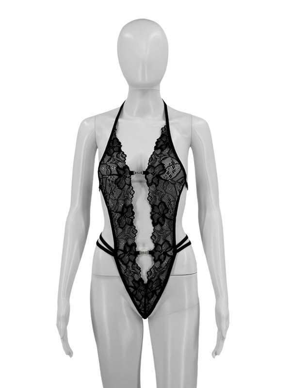 Lace Halter Teddy