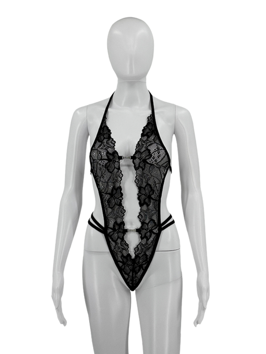 Lace Halter Teddy