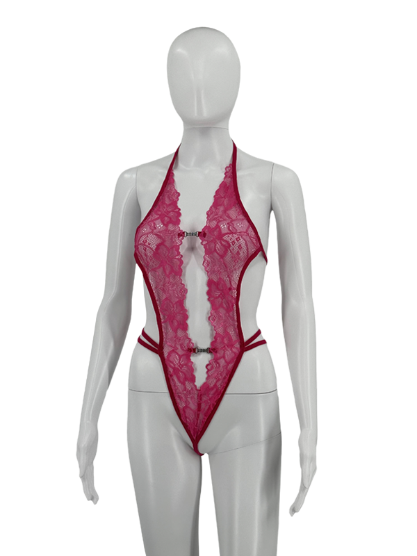 Lace Halter Teddy