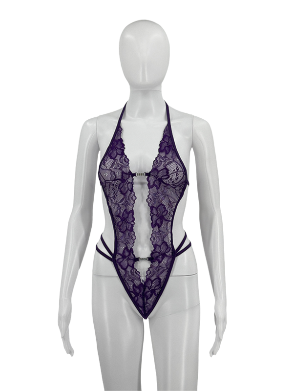 Lace Halter Teddy